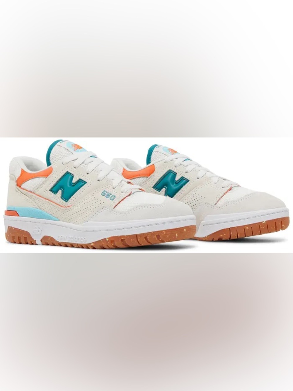 New Balance Women’s 550 Sea Salt Verdigris BBW550DA Size 11
